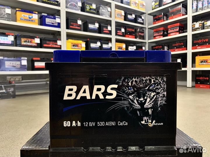 Bars 60Ah (Прямая полярность)