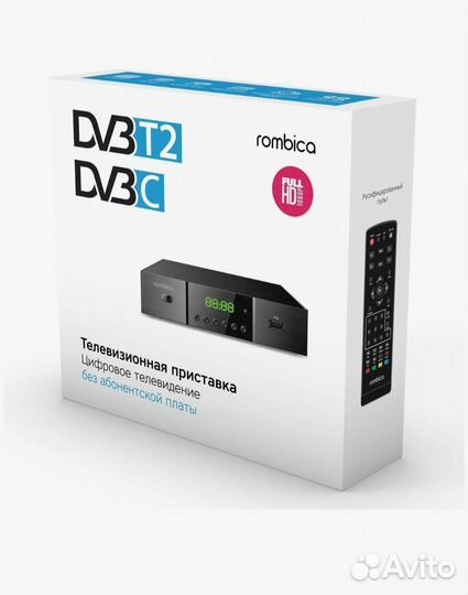 Цифровая тв приставка DVB-T2 Rombica (MPT-TV008)