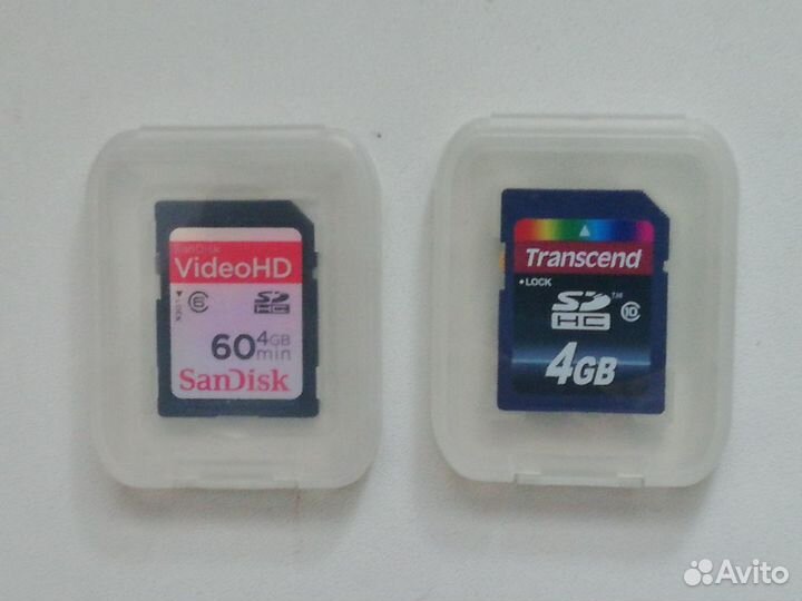 Карты памяти sdhc и Memory Stick PRO