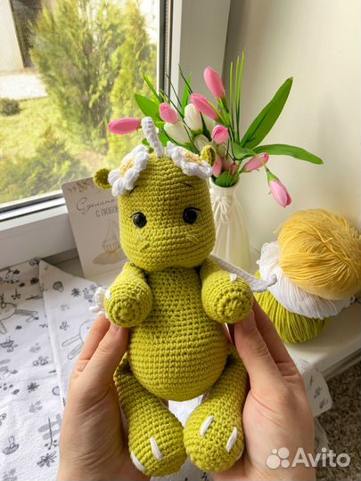 Вязаные игрушки дракон