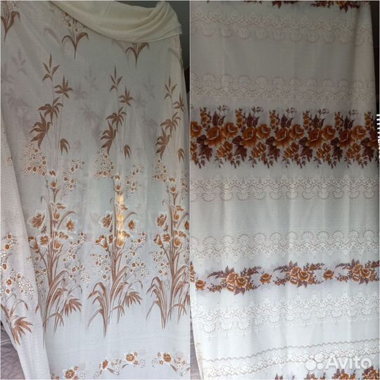 Портьеры с люрексом новые (шторы, тюль)