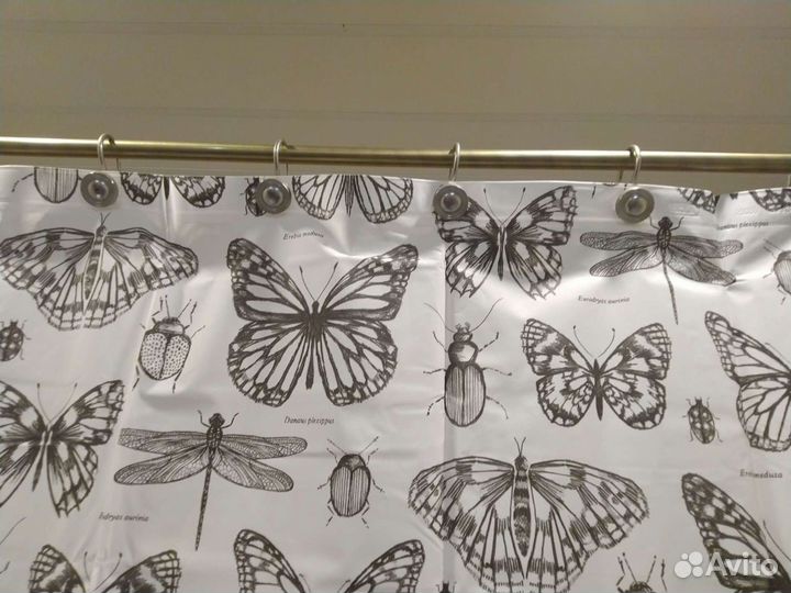 Крючки для шторы в ванну