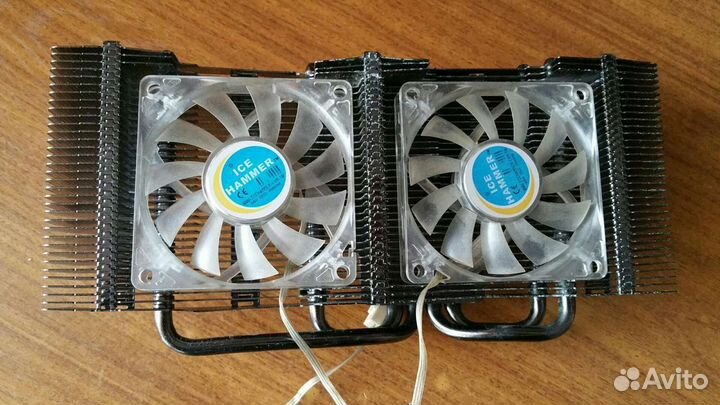 Радиаторы и вентиляторы, кожух от Palit GTX1060