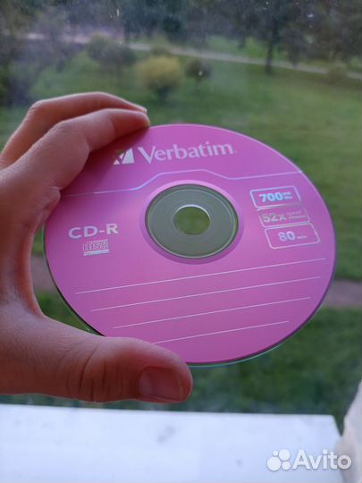 Болванка чистый диск сd DVD- RW 10шт