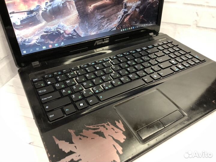 Игровой ноутбук Asus i7/2 видеокарты/12gb озу