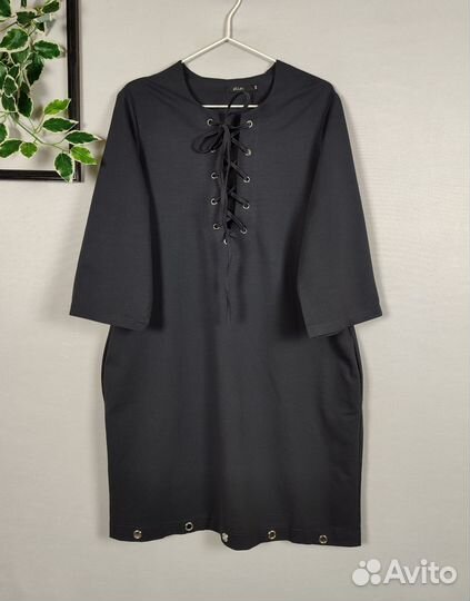 Трикотажное платье р.54