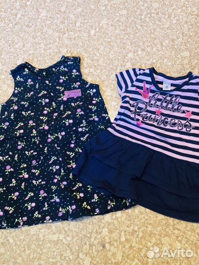 Вещи пакетом для девочки 80