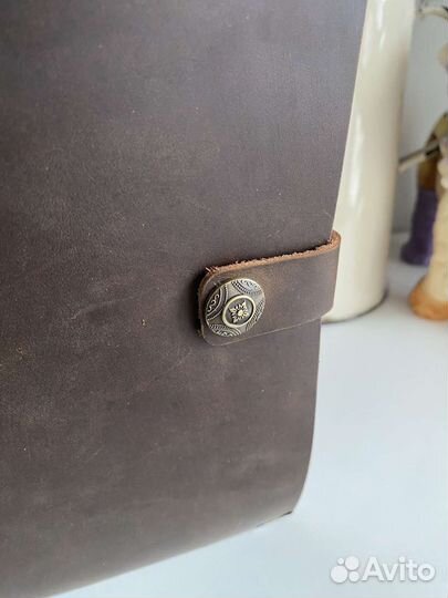 Блокнот ежедневник скетчбук кожаный формат А5