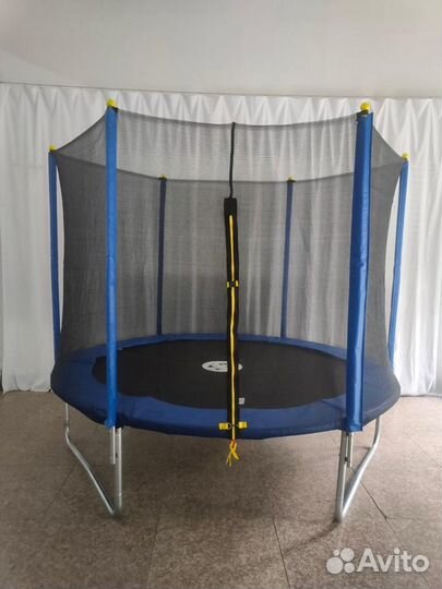 Батуты до 150 кг - 2.44 метра - синий