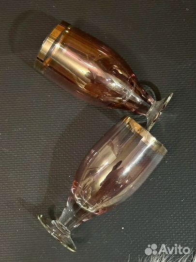 Рюмки винтажные стеклянные