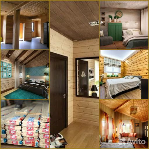 Вагонка штиль, имитация бруса для обшивки дома