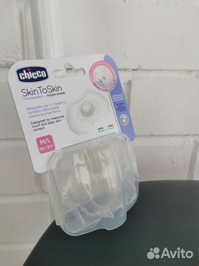 Накладки на соски для кормления Chicco m/l
