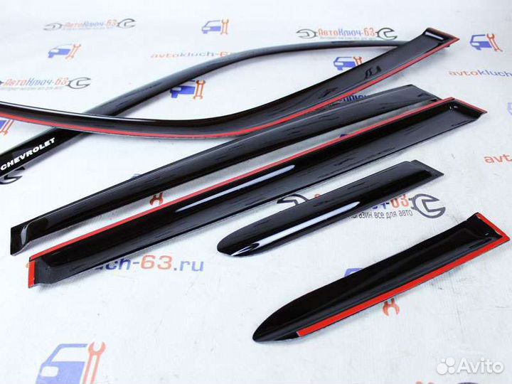 Накладные дефлекторы на Шевроле Нива 6 частей