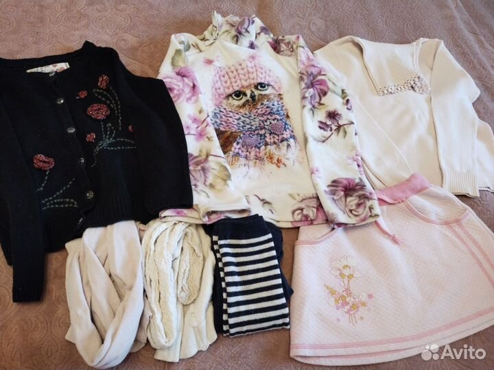 Пакет вещей для девочки 104 110
