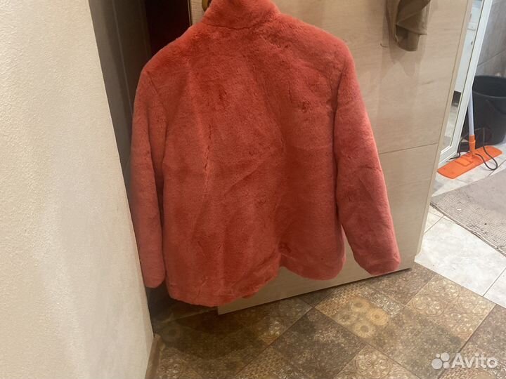 Шуба плюшевая