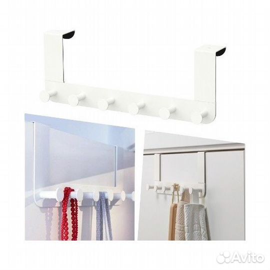 Дверная вешалка enudden (ikea), новый, белый