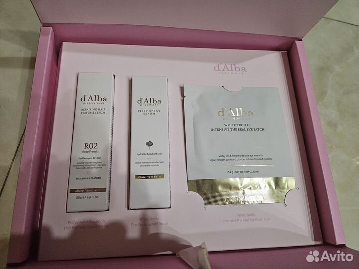 D'Alba Подарочный набор для ухода за кожей и волос
