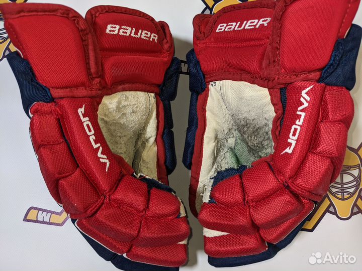 Хоккейные краги bauer vapor 1x pro lite sr 14 бу
