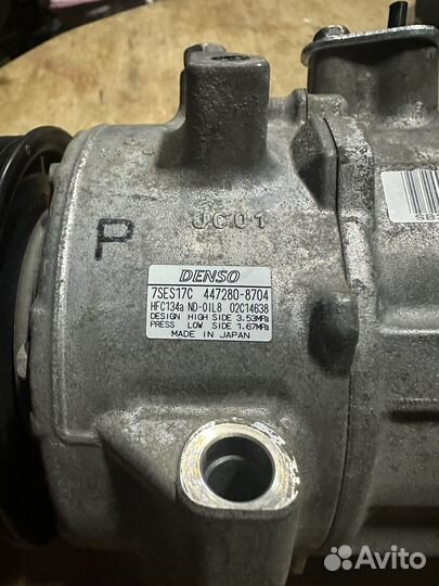 Компрессор кондиционера Тойота камри 70