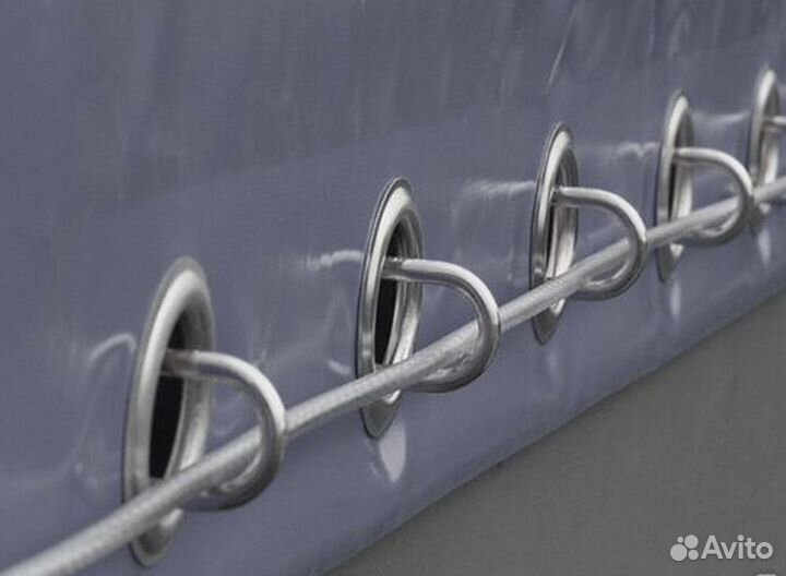 TIR скобы, люверсы, трос для полуприцепа