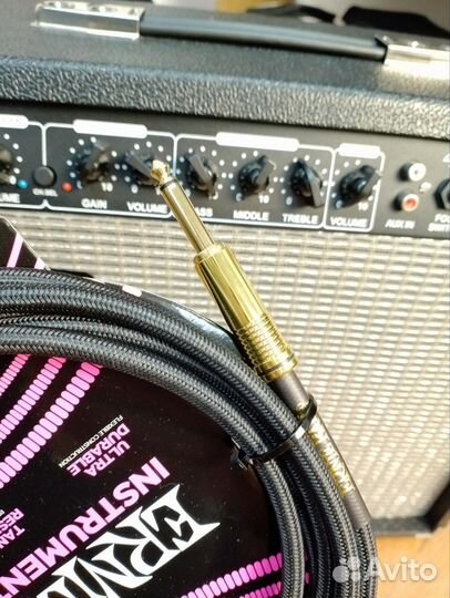 Новый инструментальный кабель ernie ball 6081