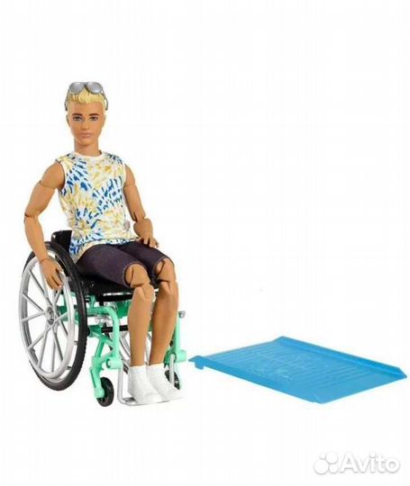 Ken Fashionistas 167 GWX93 Колясочник Барби