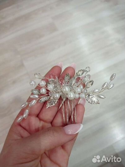 Украшение для волос, серьги ручной работы