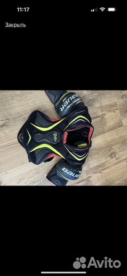 Налокотники, нагрудник, шорты bauer