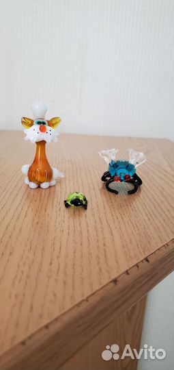 Фигуры ангел,животные,стеклянные фигурки