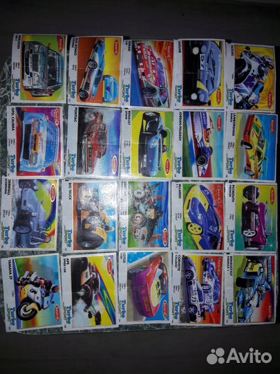 Вкладыши от жвачки турбо спорт