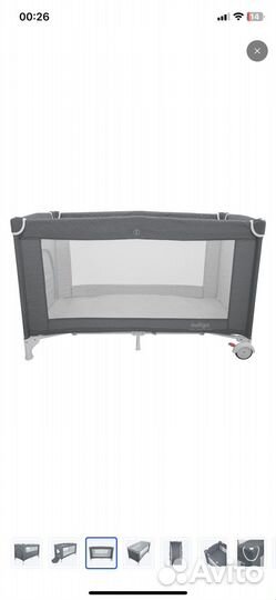 Манеж indigo +матрас