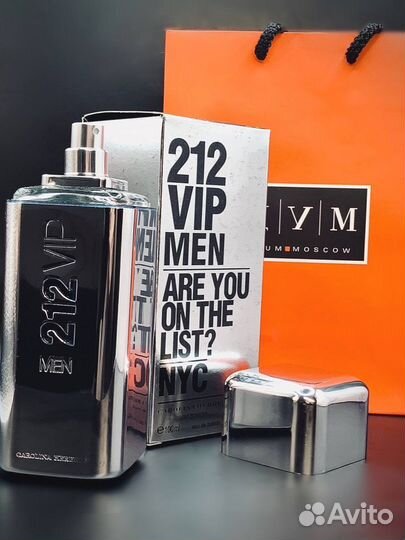 Carolina Herrera 212 vip men 100мл