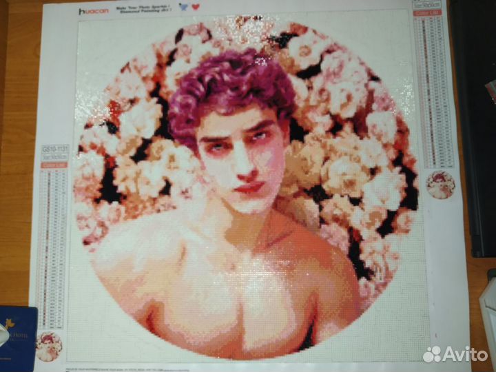 Панно из акриловых страз