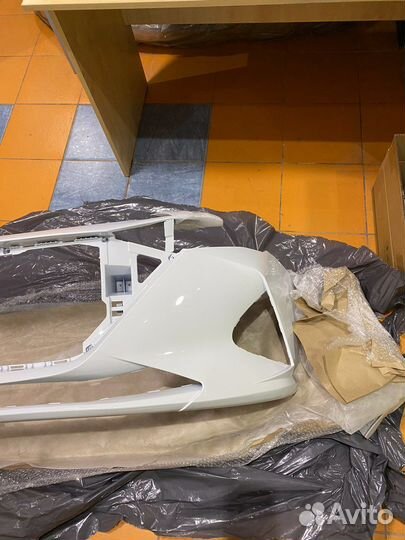 Бампер на Hyundai Solaris с 2020г,цвет Белый