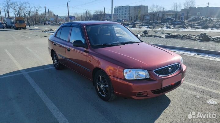 Hyundai Accent 1.5 AT, 2004, 275 000 км