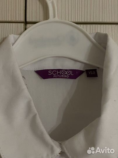 Рубашка белая для девочки