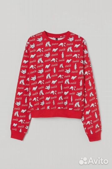 Новый сфитшот кофта кока кола