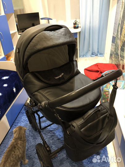 Коляска 2 в 1 индиго