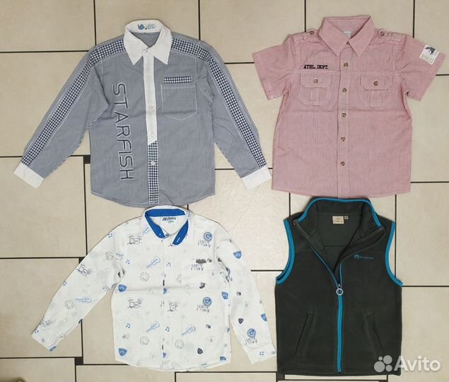 Рубашки детские, батник (на рост от 116 до 164)