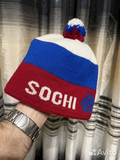 Шапка М-ка Унисекс Сочи сборная России orig