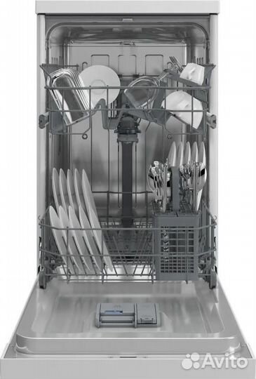 Посудомоечная машина Indesit DFS 1A50, узкая, 45см, 9 комплектов, белая