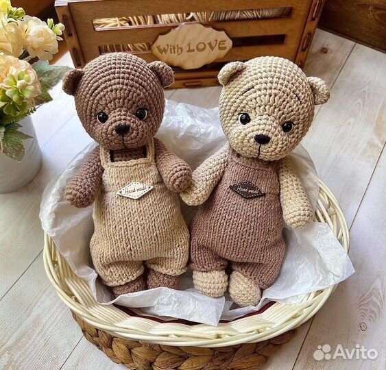 Мишка ручная работа