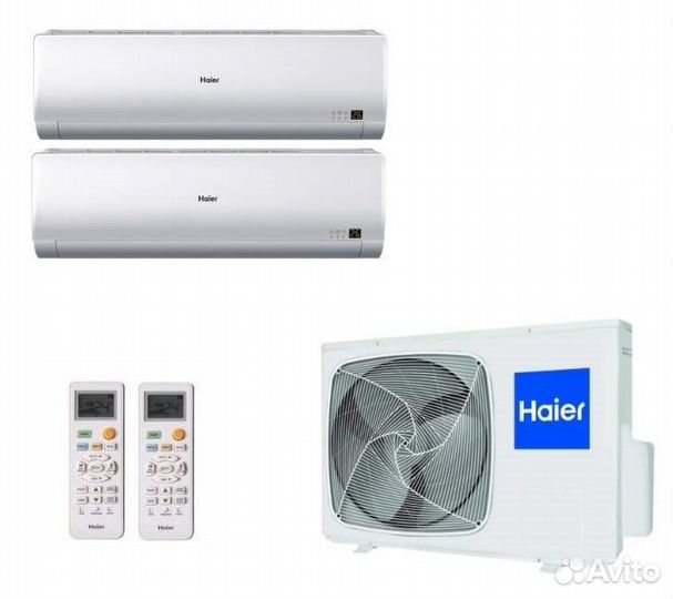 Мульти сплит-система Haier 2U14CS4ERA (S) (1:2)