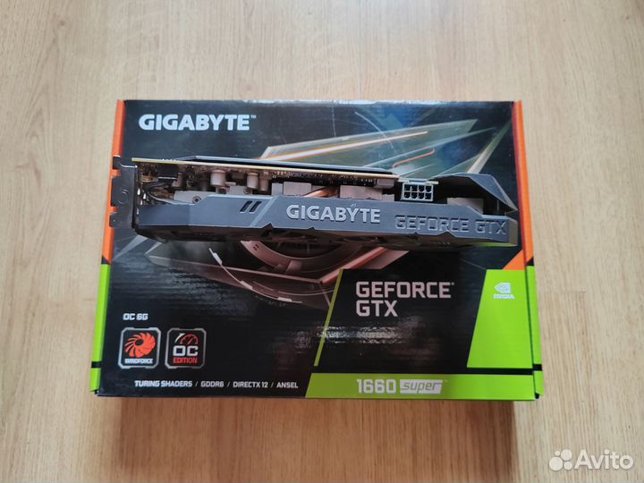 Видеокарта NVidia GTX1660 super 6gb