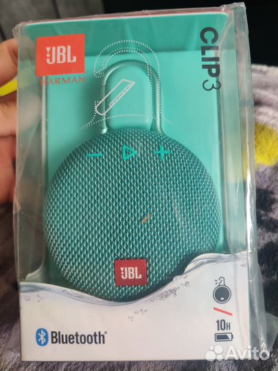 Колонка jbl Clip 3 бирюзовый