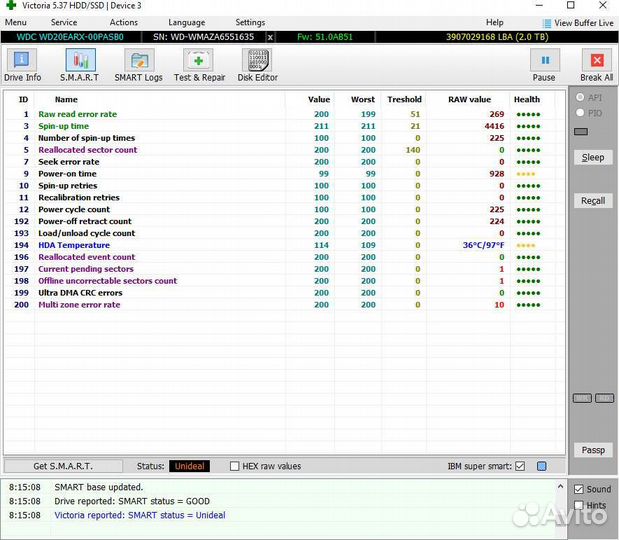 HDD 2Tb/500Gb 3.5''/2.5''