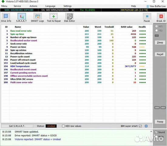 HDD 2Tb/500Gb 3.5''/2.5''