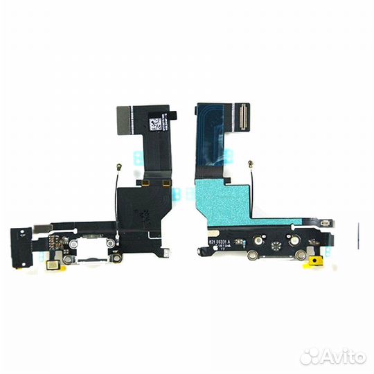 Шлейф iPhone SE с системным разъемом, разъемом гар