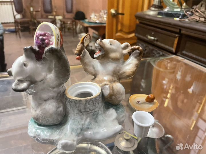 Два медведя чернильница лфз в/с