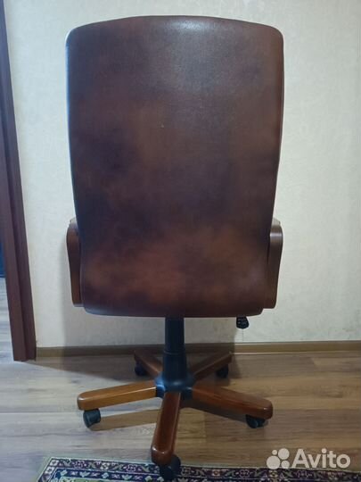 Компьютерное кресло кожа бу